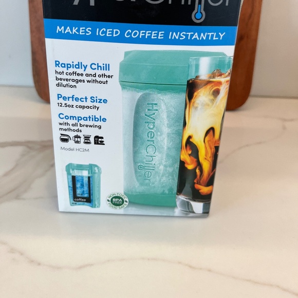 New With Box and Tags HyperChiller Iced Coffee/Beverage Cooler  Mint Green - Picture 2 of 8